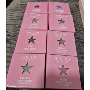 NEW BUNDLE Jeffree Star Cosmetics Eyeshadow Lot 8 Singles NIB Pressed Pigment